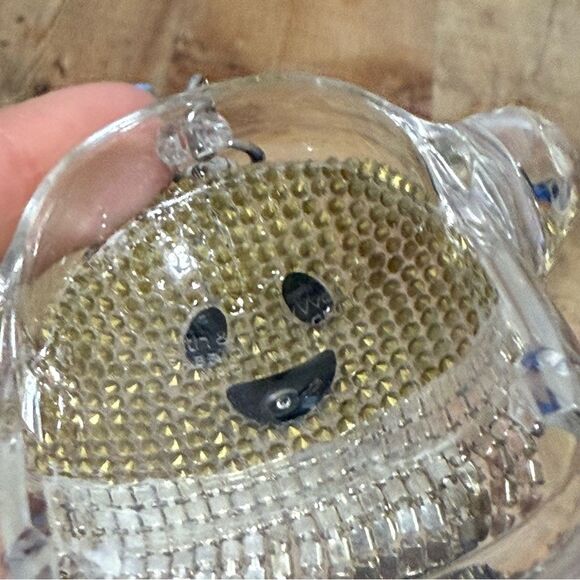 Bath and Body Works 2022 Halloween Gemstone Ghost Pocket* Bac Holder Keychain. - Picture 7 of 8